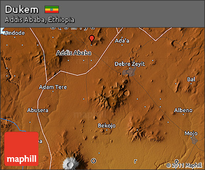 Physical Map of Dukem