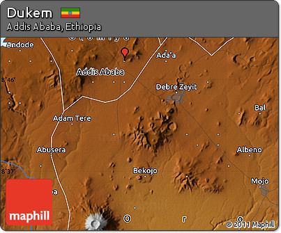 Physical Map of Dukem