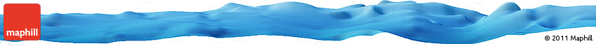 Shaded Relief Horizon Map of the Area around 8° 33' 36" N, 39° 52' 30" W