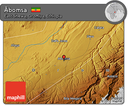 Physical Map of Ābomsa