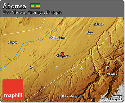 Physical Map of Ābomsa