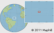 Savanna Style Location Map of the area around 8° 33' 36" N, 42° 25' 29" W