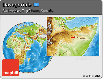 Physical Location Map of Davegoriale