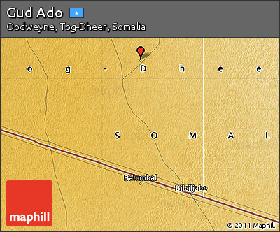 Physical Map of Gud Ado