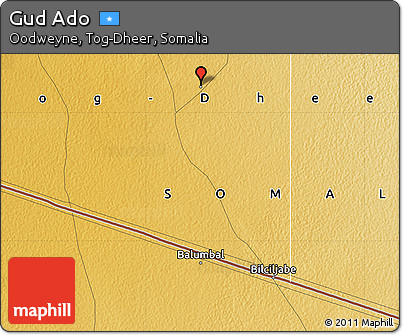 Physical Map of Gud Ado