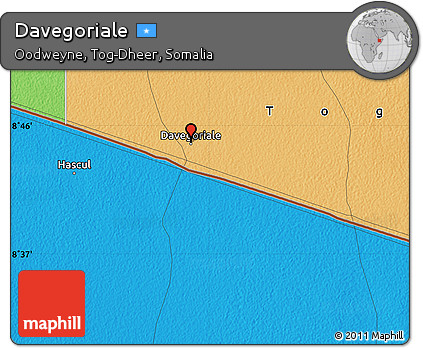 Political Map of Davegoriale