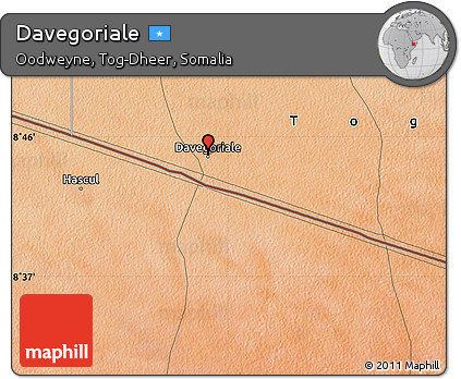 Satellite Map of Davegoriale