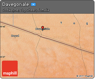 Satellite Map of Davegoriale