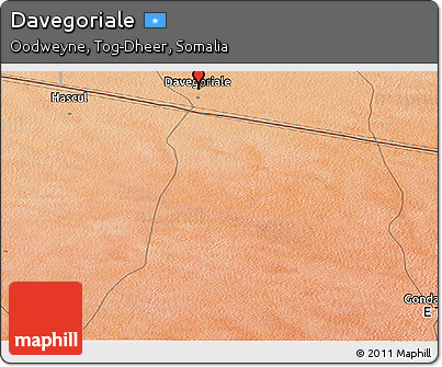 Satellite Panoramic Map of Davegoriale