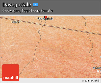 Satellite Panoramic Map of Davegoriale
