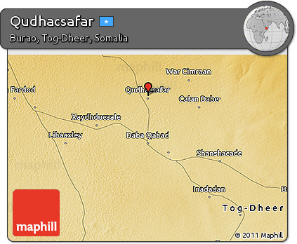 Physical 3D Map of Qudhacsafar