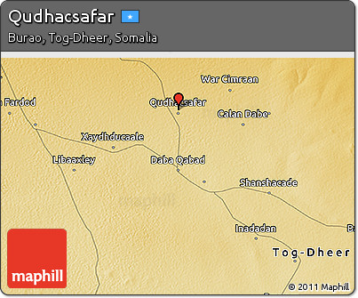 Physical 3D Map of Qudhacsafar