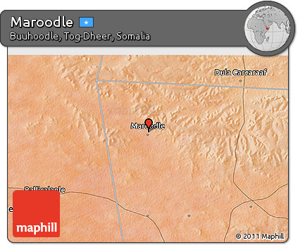 Satellite 3D Map of Maroodle