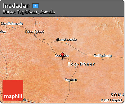 Satellite 3D Map of Inadadan