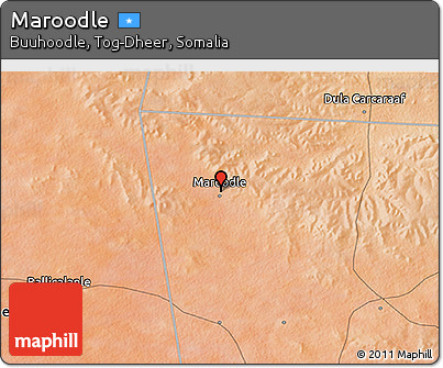 Satellite 3D Map of Maroodle