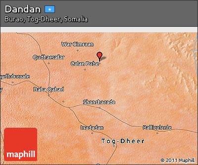 Satellite 3D Map of Dandan