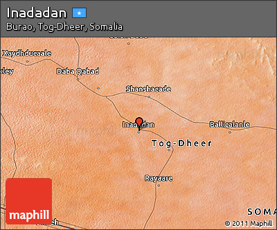Satellite 3D Map of Inadadan