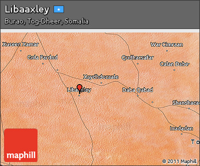Satellite 3D Map of Libaaxley