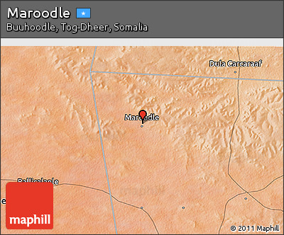 Satellite 3D Map of Maroodle