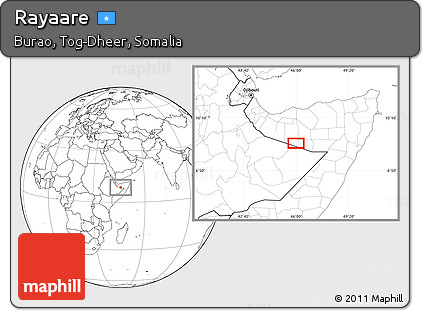 Blank Location Map of Rayaare