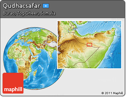 Physical Location Map of Qudhacsafar