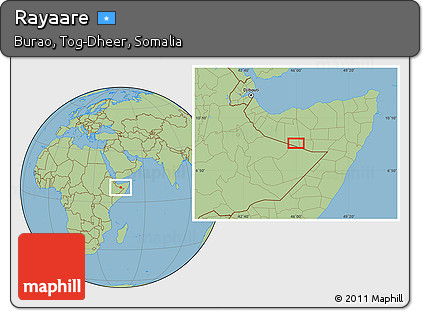 Savanna Style Location Map of Rayaare