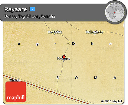 Physical Map of Rayaare