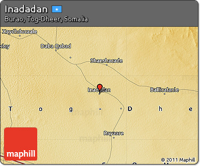 Physical Map of Inadadan