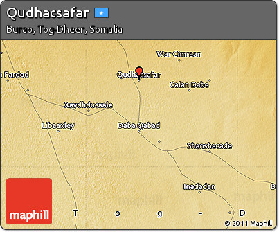 Physical Map of Qudhacsafar