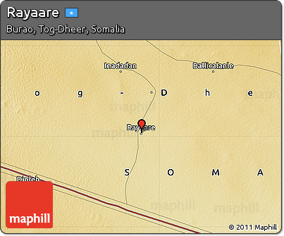 Physical Map of Rayaare