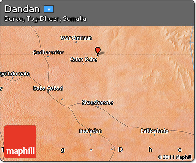 Satellite Map of Dandan