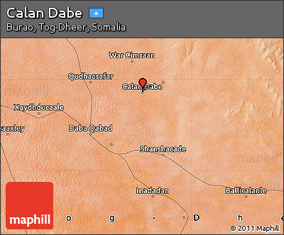 Satellite Map of Calan Dabe