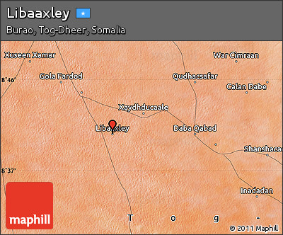Satellite Map of Libaaxley