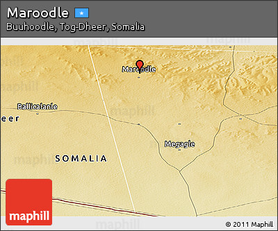 Physical Panoramic Map of Maroodle