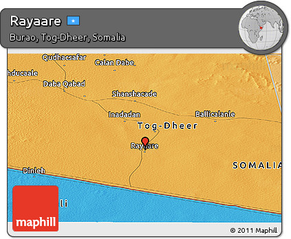 Political Panoramic Map of Rayaare