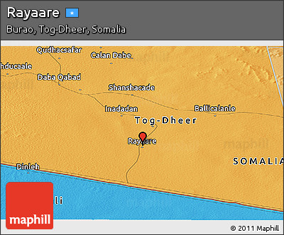 Political Panoramic Map of Rayaare