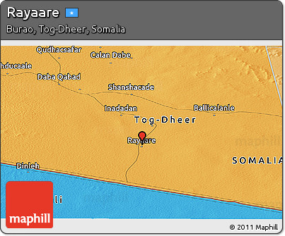 Political Panoramic Map of Rayaare