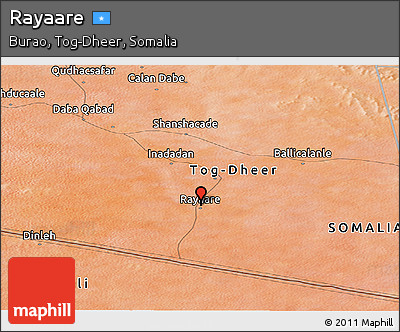 Satellite Panoramic Map of Rayaare