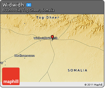 Physical 3D Map of Widwidh