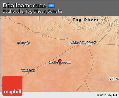 Satellite 3D Map of Dhallaamocune