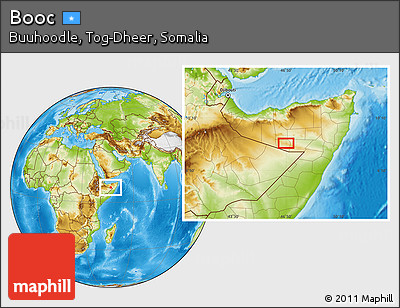 Physical Location Map of Booc