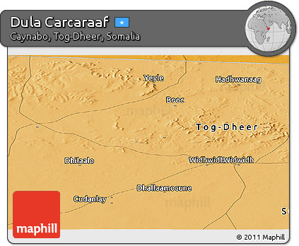 Political Panoramic Map of Dula Carcaraaf