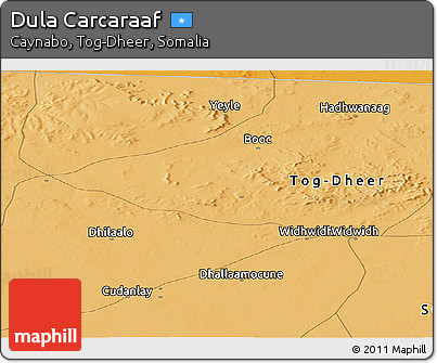 Political Panoramic Map of Dula Carcaraaf