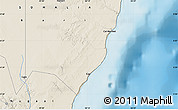 Shaded Relief Map of Cag