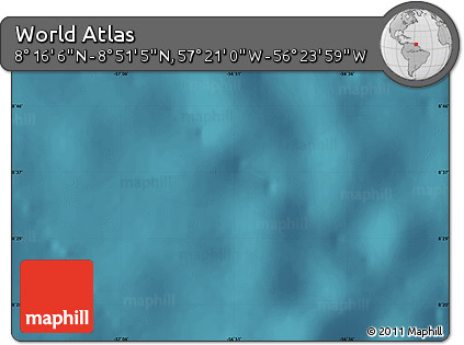 Satellite Map of the Area around 8° 33' 36" N, 56° 52' 30" W