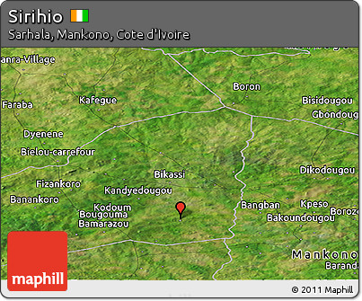 Satellite Panoramic Map of Sirihio