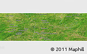 Satellite Panoramic Map of Bisidougou