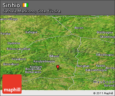 Satellite Panoramic Map of Sirihio