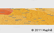 Political Panoramic Map of Guasdualito