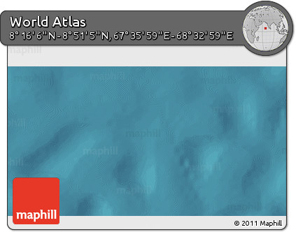 Satellite 3D Map of the Area around 8° 33' 36" N, 68° 4' 29" E